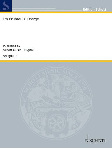 Im Frühtau zu Berge
