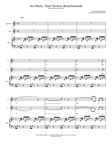 Ave Maria - Duet Version (Bach/Gounod)