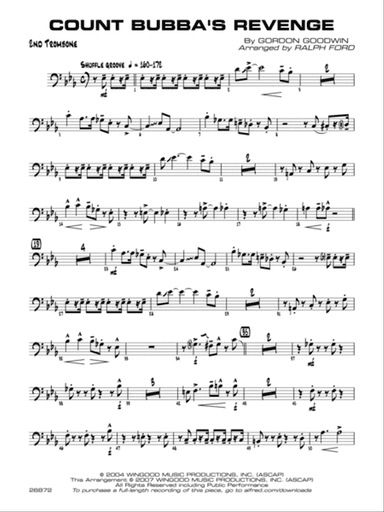 Count Bubba's Revenge: 2nd Trombone