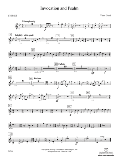 Invocation and Psalm: Chimes