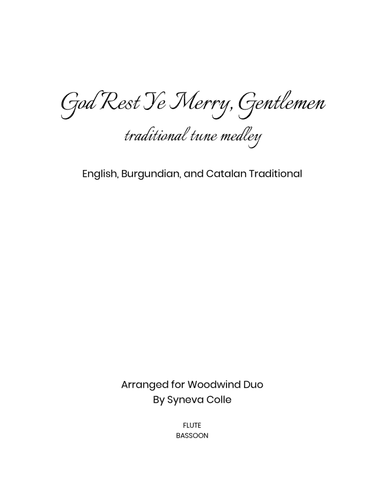 God Rest Ye Merry Gentlemen Medley