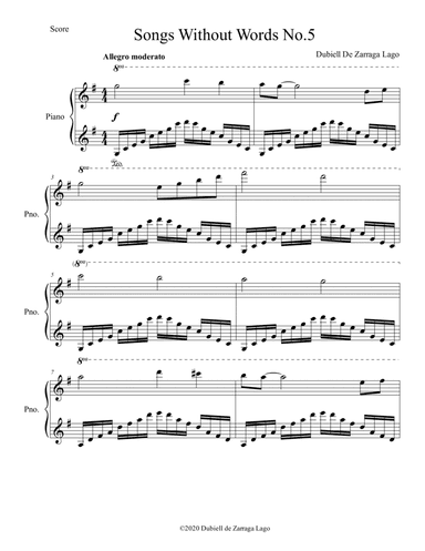 Songs Without Words No.5