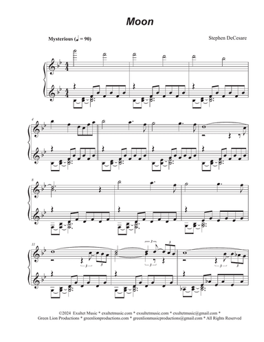 Moon (Piano solo)