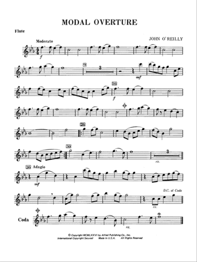 Modal Overture: Flute