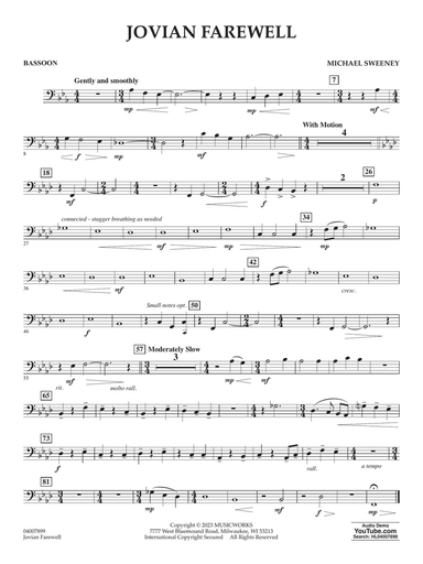 Jovian Farewell - Bassoon