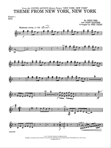 New York, New York, Theme from: Bells