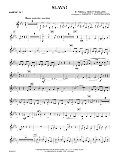 Slava: 4th F Horn