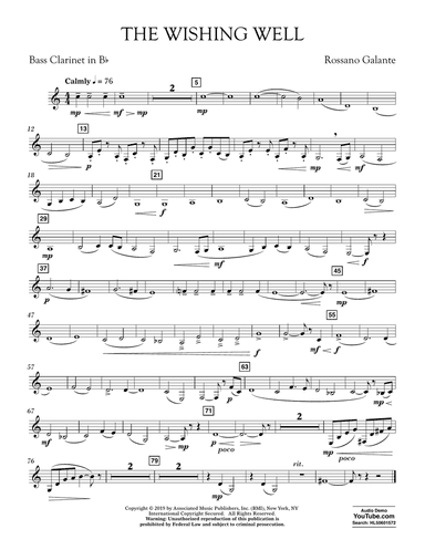 The Wishing Well - Bb Bass Clarinet