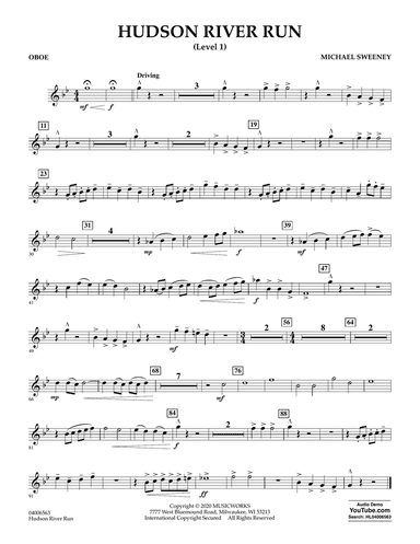 Hudson River Run - Oboe (Level 1)