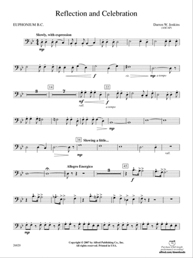 Reflection and Celebration: Baritone B.C.