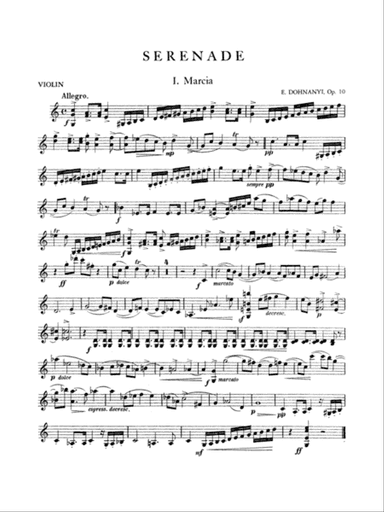 Dohnányi: Serenade, Op. 10