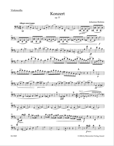 Concerto for Violin and Orchestra in D major, op. 77