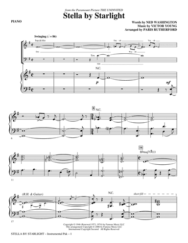 Stella By Starlight - Piano
