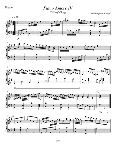 Piano Amore IV (Tiffany's Song)