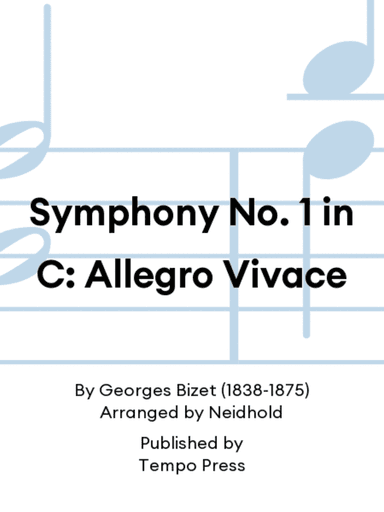 Symphony No. 1 in C: Allegro Vivace