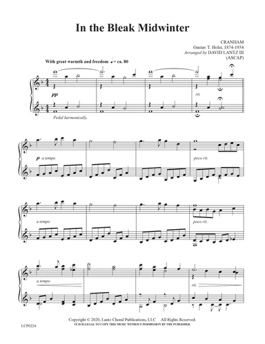 In the Bleak Midwinter