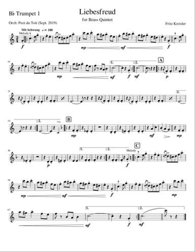 Liebesfreud - Fritz Kreisler