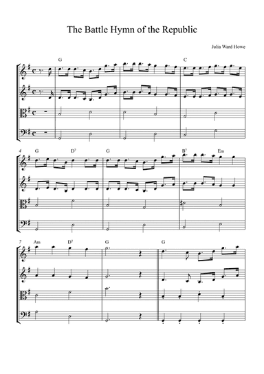 The Battle Hymn of the Republic