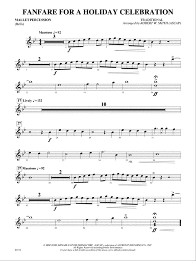 Fanfare for a Holiday Celebration: Mallets