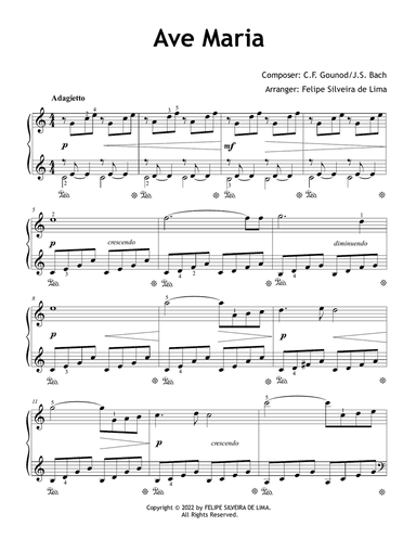 Ave Maria (Intermediate Level)
