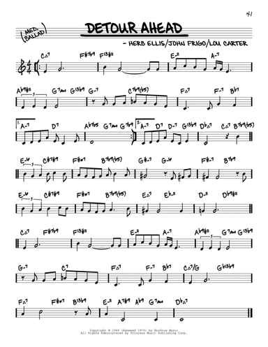 Detour Ahead (arr. David Hazeltine)