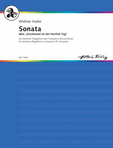 Sonata über Erschienen ist der herrlich Tag