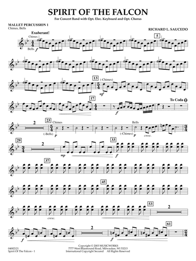 Spirit Of The Falcon - Mallet Percussion 1
