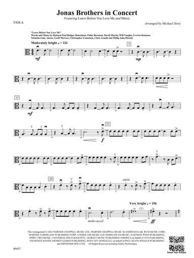 Jonas Brothers in Concert: Viola