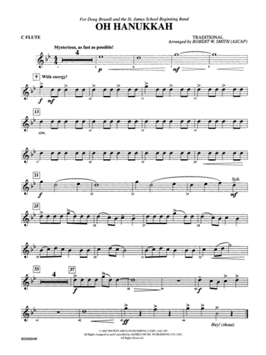 Oh Hanukkah: Flute