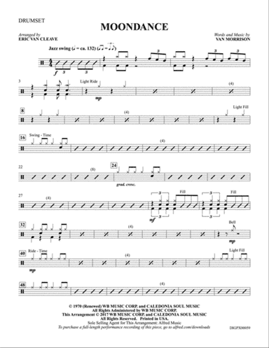 Moondance: Drums