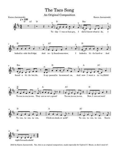 The Taco Song