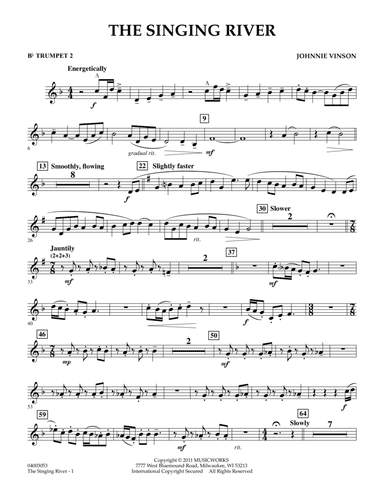 The Singing River - Bb Trumpet 2