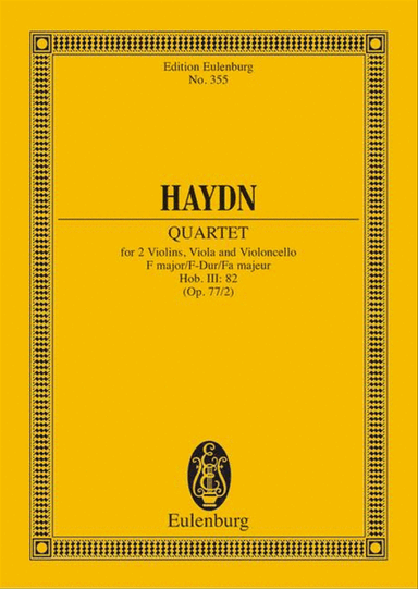 String Quartet F major