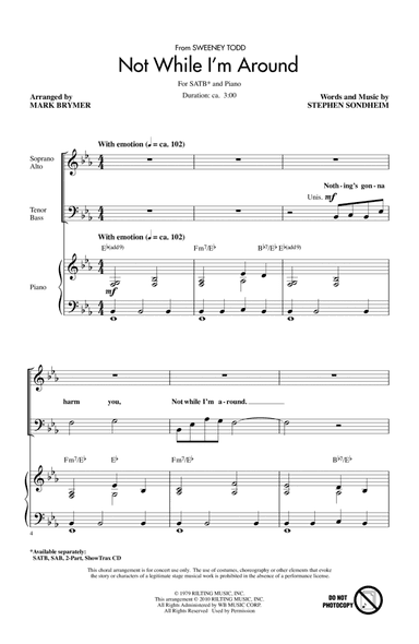 Not While I'm Around (from Sweeney Todd) (arr. Mark Brymer)