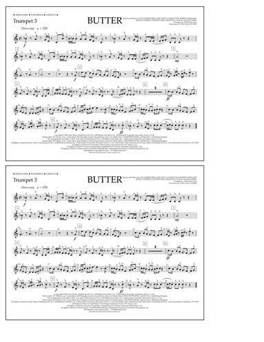 Butter (arr. Tom Wallace) - Trumpet 3
