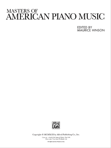 Masters of American Piano Music