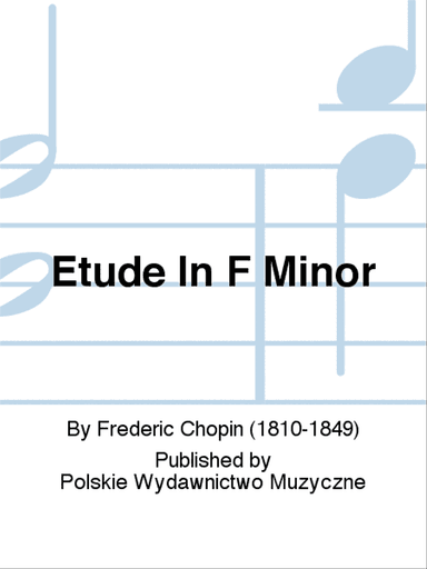 Etude In F Minor