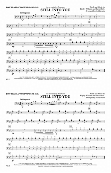 Still into You: Low Brass & Woodwinds #2 - Bass Clef