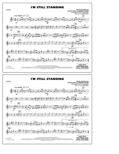 I'm Still Standing (arr. Matt Conaway and Jack Holt) - F Horn