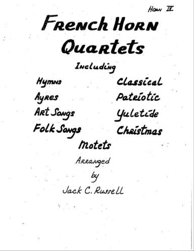 French Horn Quartets - Horn 4