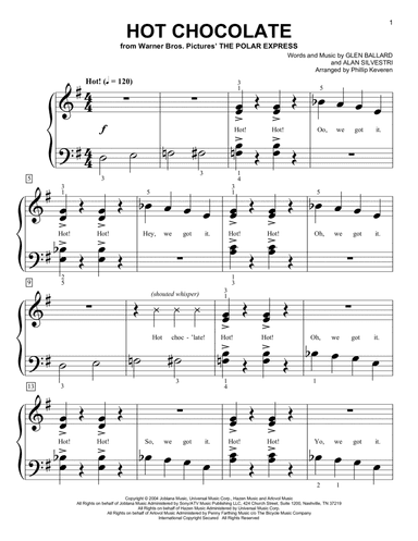 Hot Chocolate (from The Polar Express) (arr. Phillip Keveren)