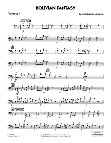 Bolivian Fantasy - Trombone 3