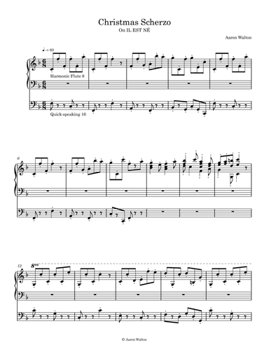 Christmas Scherzo on IL EST NÉ