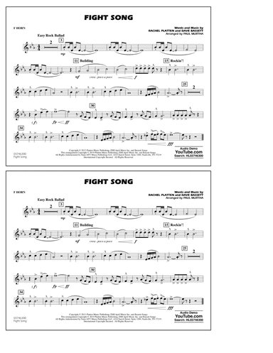 Fight Song (arr. Paul Murtha) - F Horn