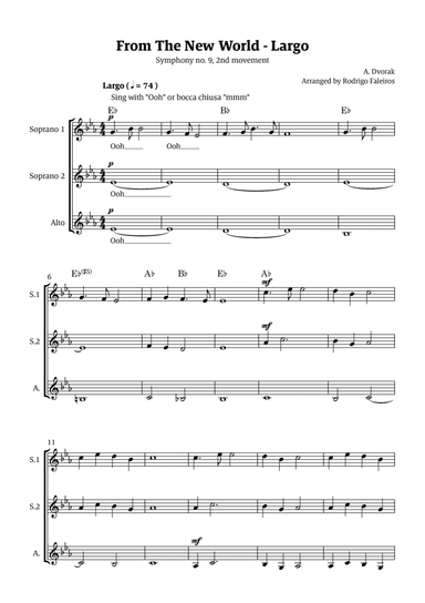 Largo (2nd movement of the Symphony no. 9 'From The New World')