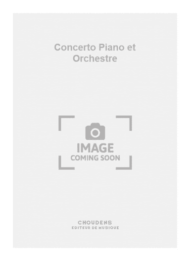 Concerto Piano et Orchestre