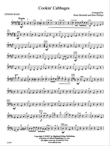 Cookin' Cabbages: String Bass