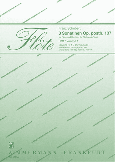 3 Sonatinas op. posth. 137 D 384 Heft 1