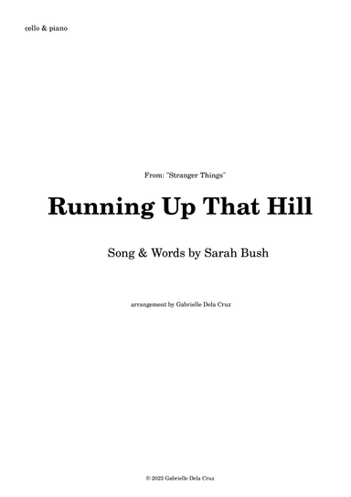 Running Up That Hill
