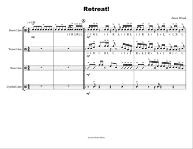 Retreat! (Drumline Cadence)